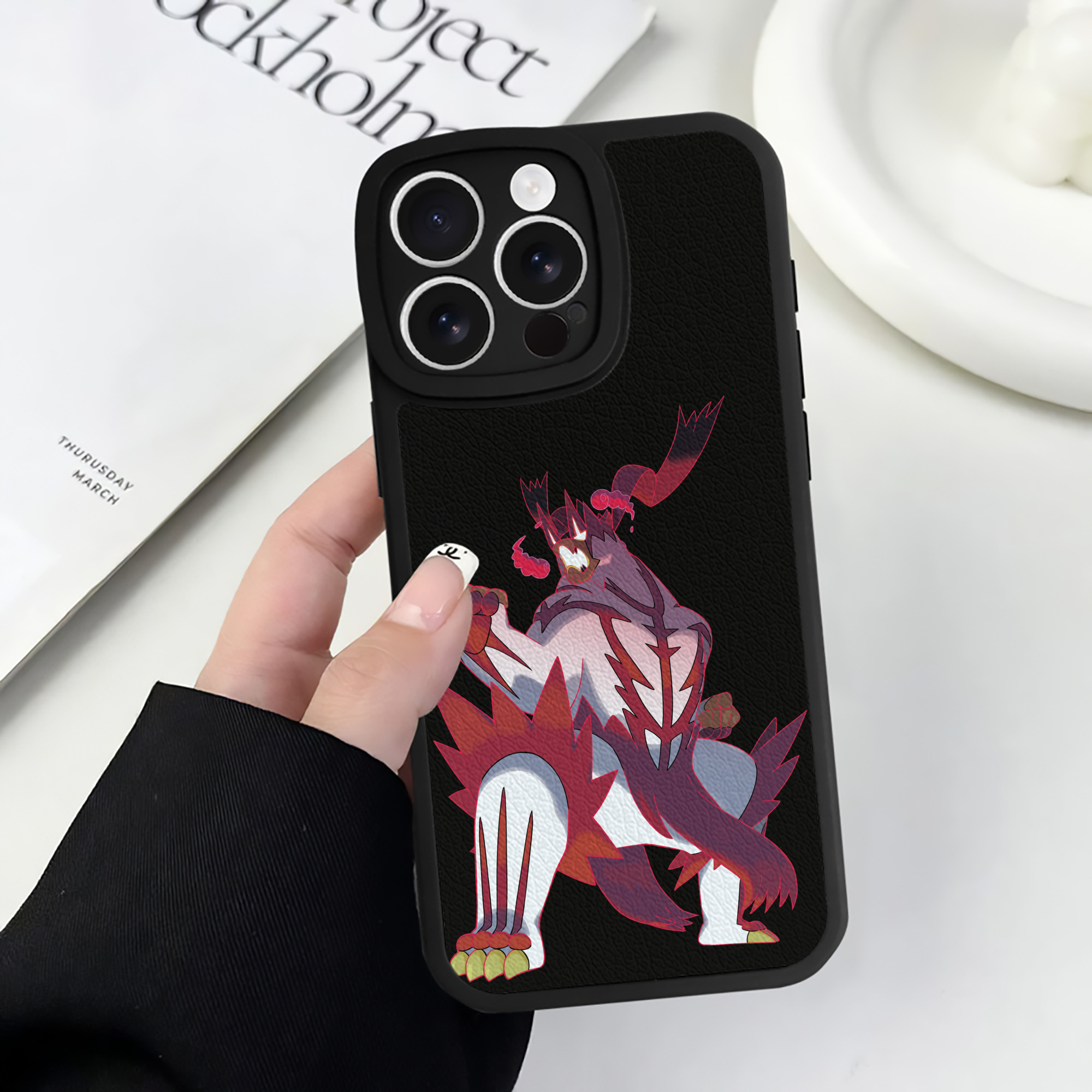 （画像用） ポケットモンスター Pokémon 【iPhone 16シリーズ対応】シリコンスマホケース（レザー調） 材質：シリコン